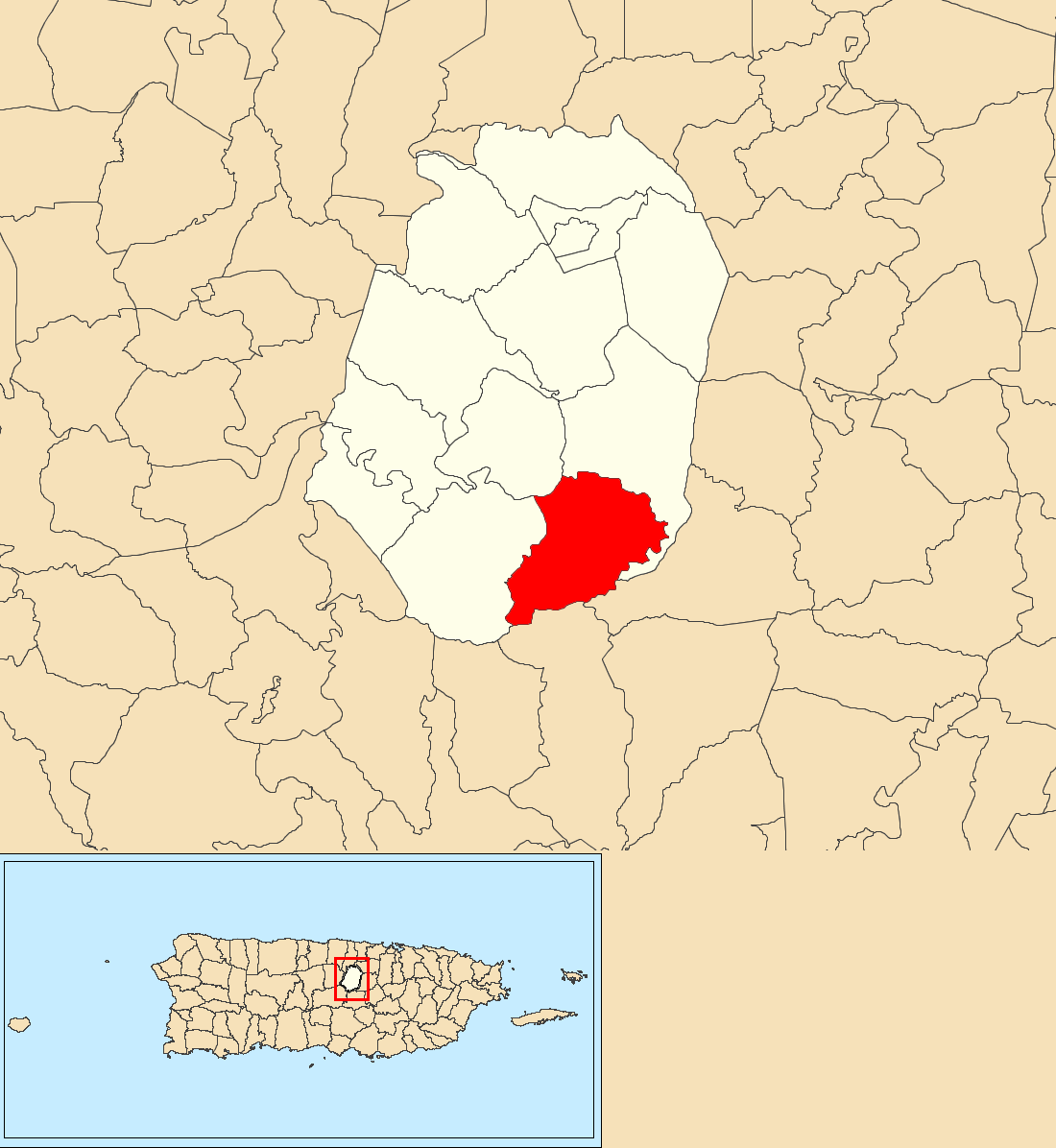Image Maná, Corozal, Puerto Rico locator map