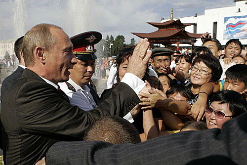 Vladimir Putin em Tuva 2007-54