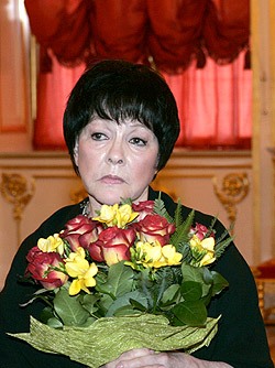 Bella Akhmadulina at the Russian State Prize ceremony in 2005