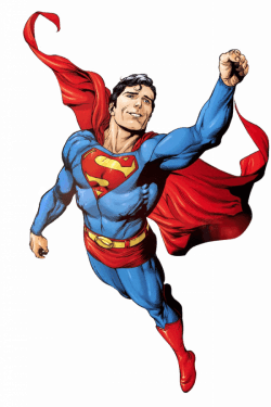 superman kid clipart