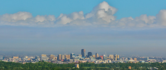 Adelaide skyline in 2010