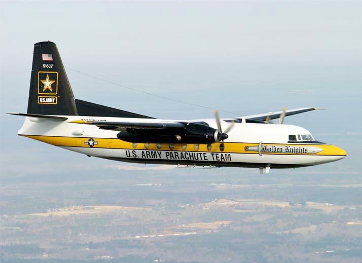 Fokker F27 Friendship US Army Golden Knight