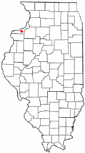 Location of Oak Grove, Illinois