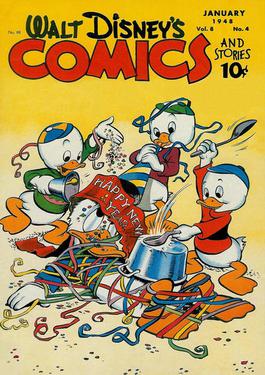 Cover of Walt Disney's Comics and Stories January 1948.jpg