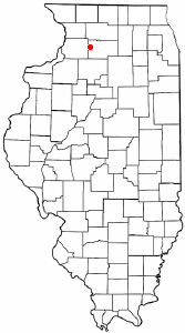 Location of Nelson, Illinois