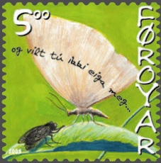 Faroe stamp 446 children's songs - ein firvaldur