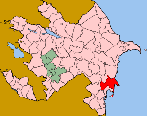 Location of Neftchala