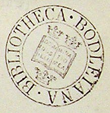 Bibliotheksstempel Bodleiana