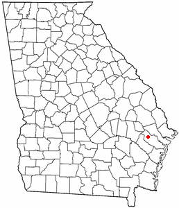 Location of Fort Stewart, Georgia