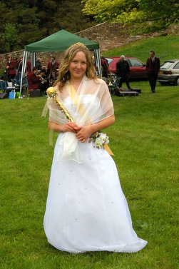 Melmerby May Queen on Village Green - geograph.org.uk - 233648