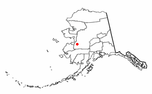 Location of Holikachuk Village, Alaska