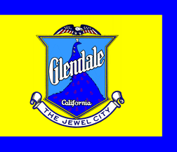 Old Flag of Glendale, California