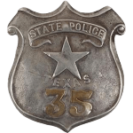 Badge of the Texas State Police