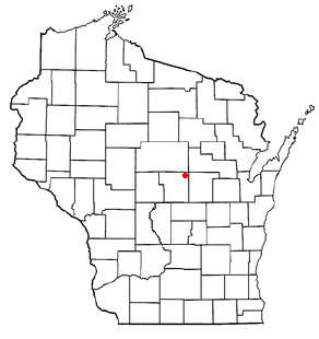 Location of Alban, Wisconsin