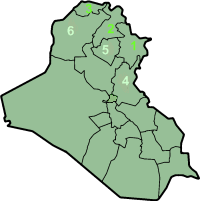 KurdistanRegion Governorates