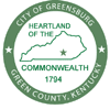 Official seal of Greensburg, Kentucky