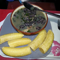 Plantain peppersoup with periwinkle from the South-South region of Nigeria