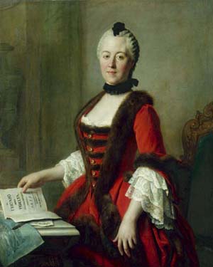 Maria Antonia von Bayern by Pietro Antonio Conte Rotari