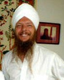 Dr. Sant Singh Khalsa, a white convert to Sikhism, who authored the most widely used translation of the primary Sikh Scripture