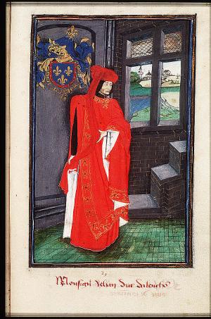 John of Alençon, dressed as a Knight of the Golden Fleece