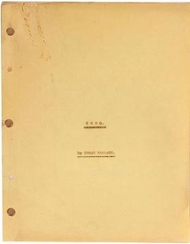 Kong screenplay 1932 Edgar Wallace