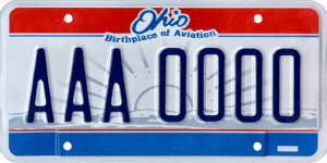 Ohio License Plate 2004