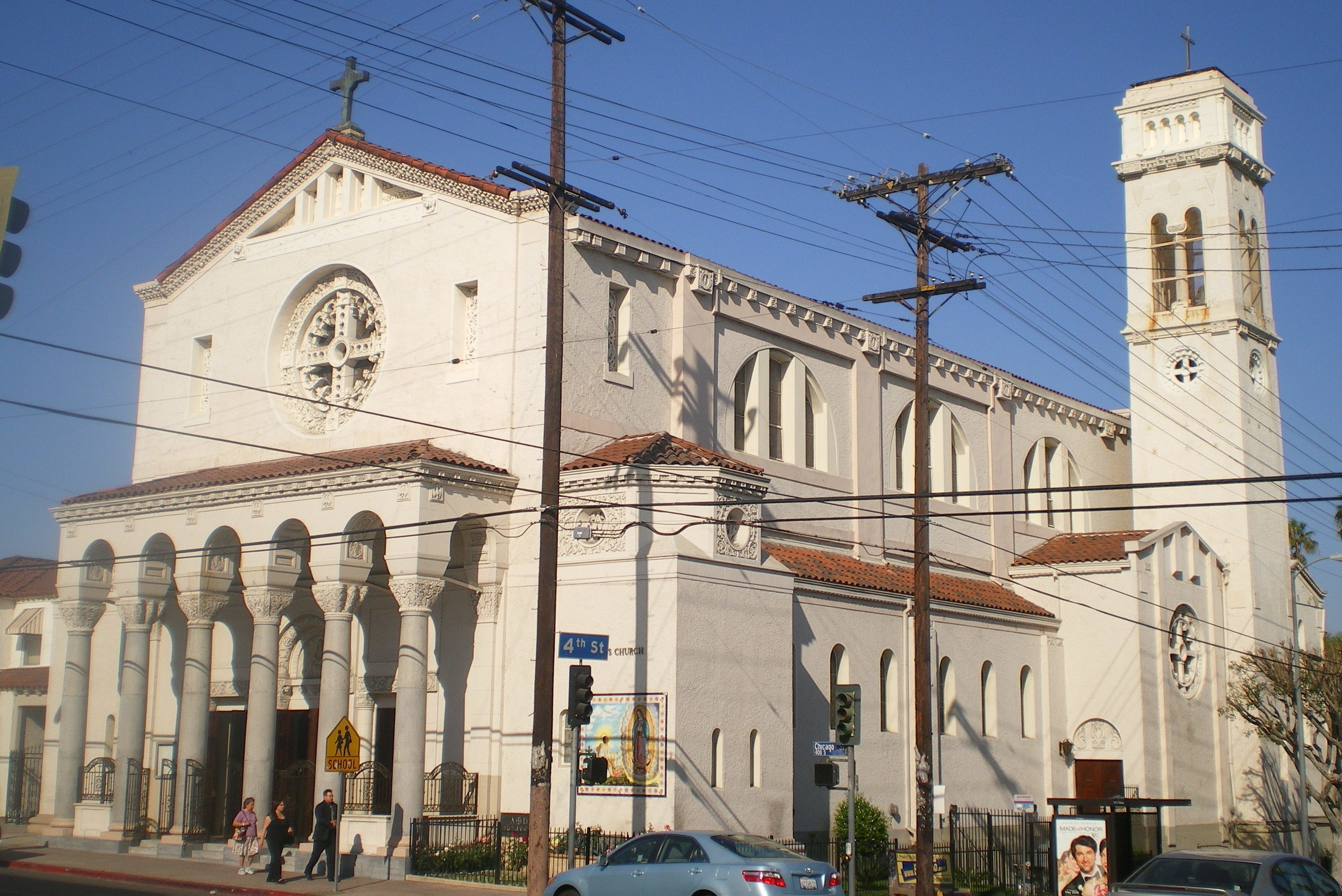 Image: St. Mary Catholic Church, Los Angeles (cropped)