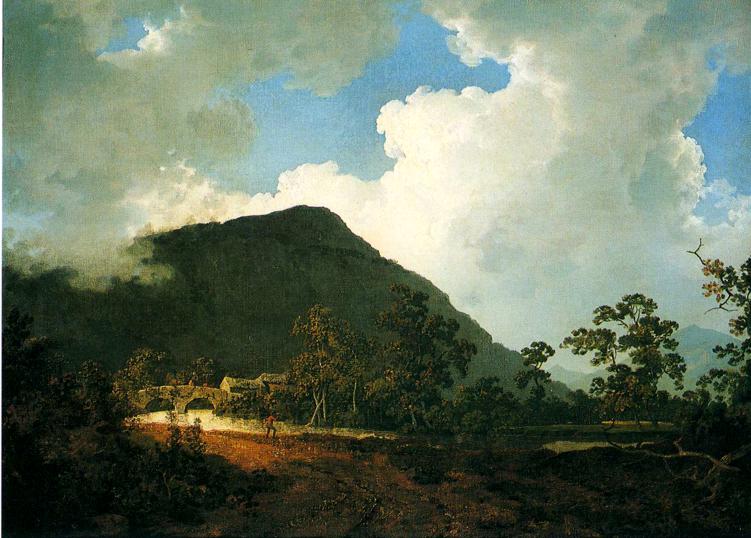 Joseph Wright of Derby. Landscape near Bedgellert, North Wales.c.1790-5
