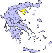Nea Moudania Chalkidiki Greece - Locator Map
