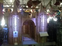 Popsicle Stick Castle made with 296,000 popsicle sticks