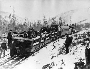 Klondike Mines Railway Passenger Service, September 30th 1909