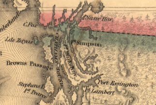 1841 map of the Oregon Territory