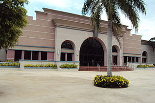 Front view of the Guayama Convention Center