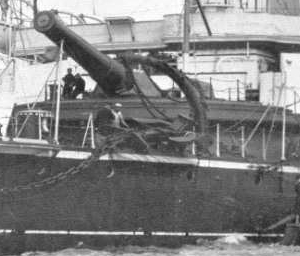 HMS Benbow Forward 16.25 inch gun barbette