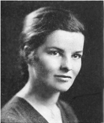 Katharine Hepburn yearbook photo