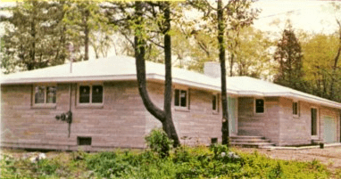 Nearly completed house along Glidden Drive, in the town of Sevastopol, Door County, Wisconsin published in 1963