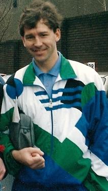 Bryan Robson at the cliff -march 92