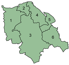 Clwyd districts