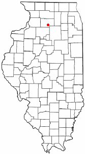 Location of Sublette, Illinois