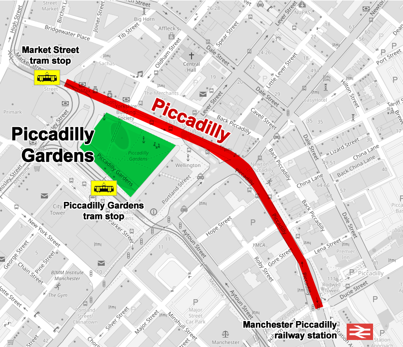 Google Maps Piccadilly Piccadilly Street View DUZNS