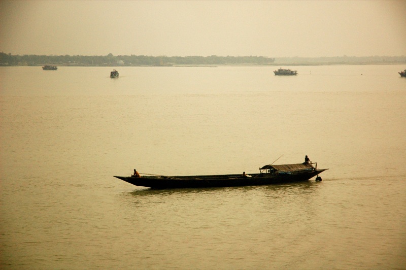 Fishing boats in Sundarbans