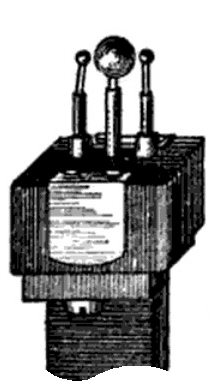 Bose 60 GHz microwave spark oscillator 1894