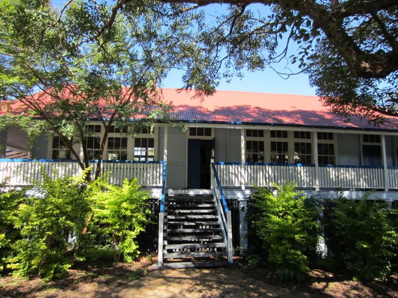 Sectional School Building (Block C); north elevation, view from north (EHP, 2 June 2015)