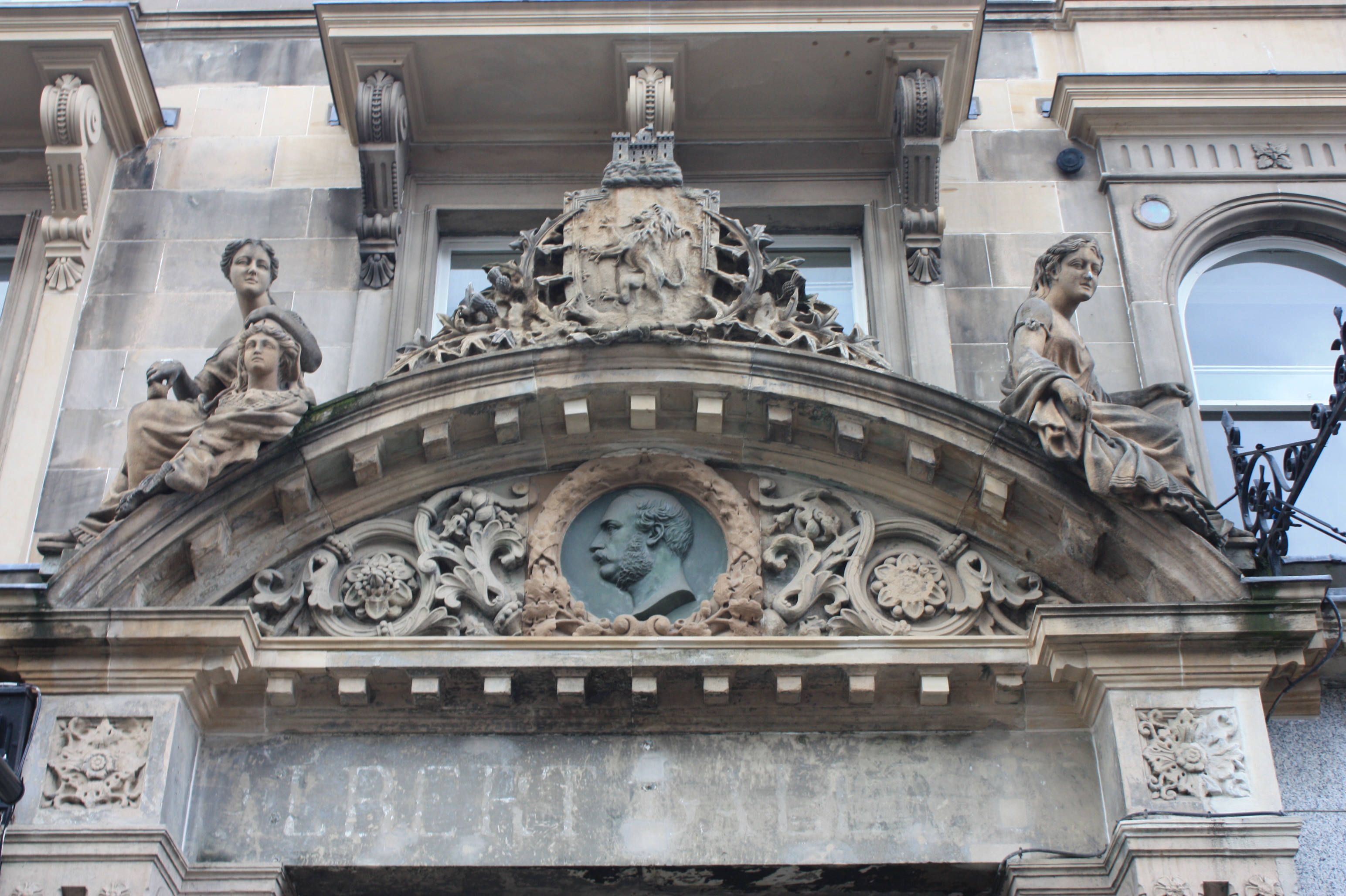 Image: Carving on the Albert Buildings, Shandwick Place, Edinburgh