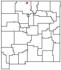 Location of the Brazos Mountains within New Mexico