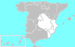 Spanish Map 1939
