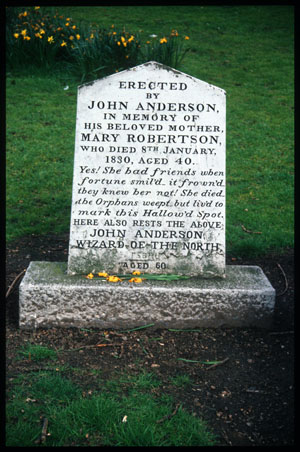 John henry anderson grave