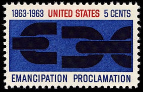 Emancipation Proclamation 1963 U.S. stamp.1