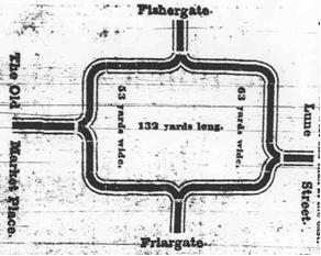 Plan of proposed Preston Market 1848