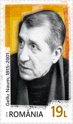 Gellu Naum 2018 stamp of Romania